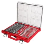 Milwaukee 1/4in & 3/8 106pc Ratchet and Socket Set in PACKOUT - SAE & Metric