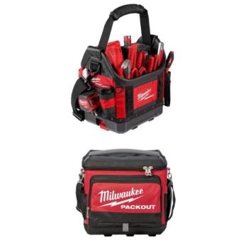 Milwaukee Packout 10 In. Structured Tote, PACKOUT Cooler Bundle
